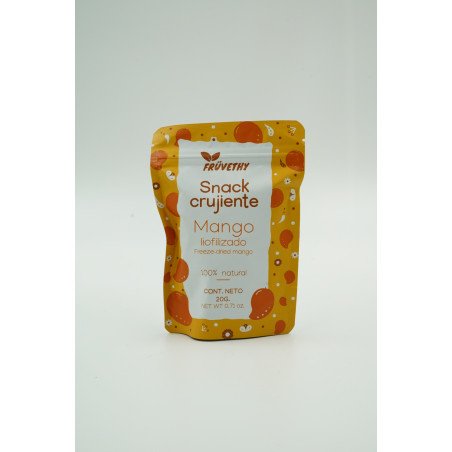 Snack crujiente mango liofilizado