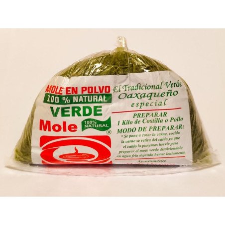 Mole verde en polvo