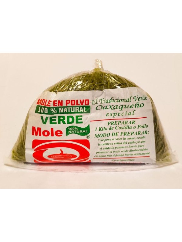 Mole verde en polvo